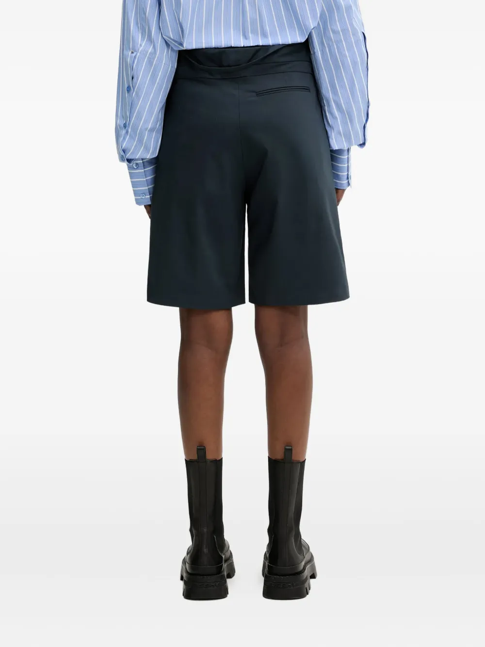 Ottolinger Shorts met gestrikte taille Blauw