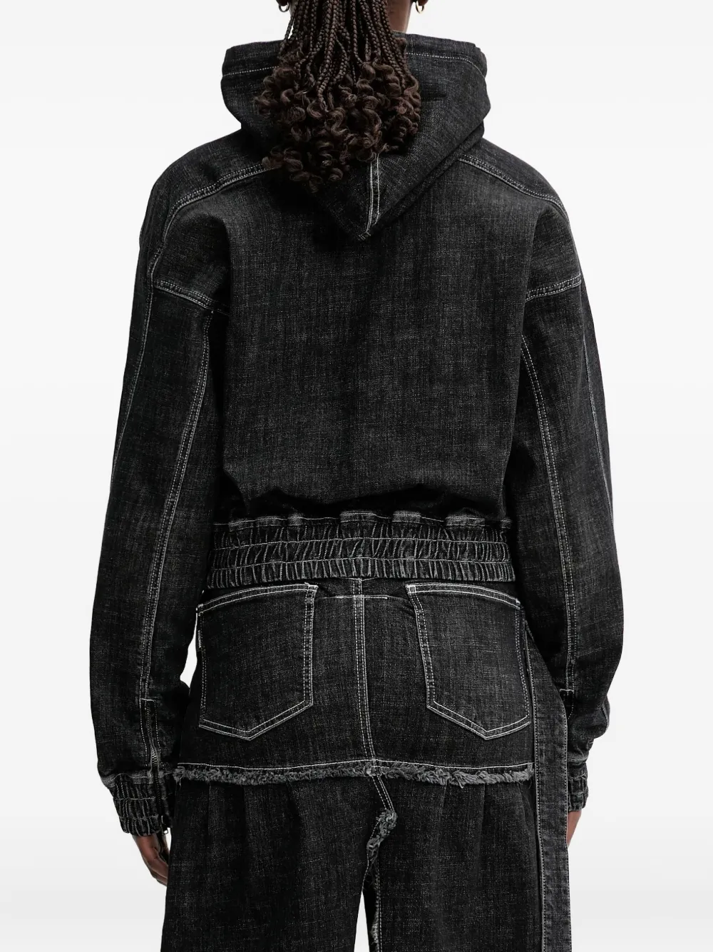 Ottolinger Hoodie met rits Zwart