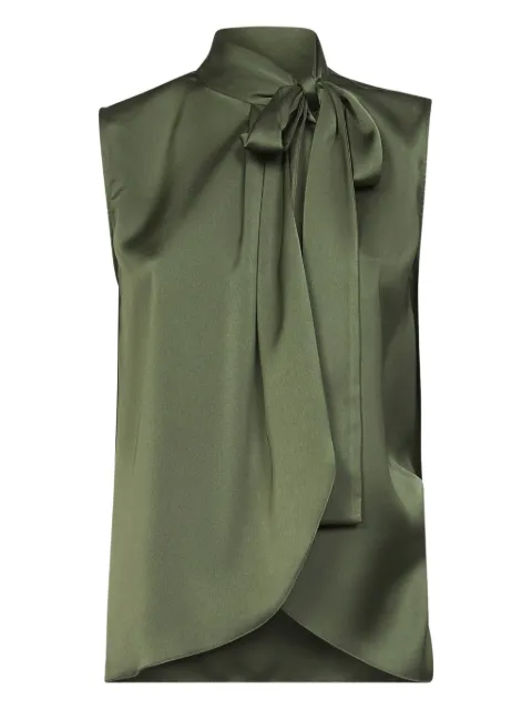 Blanca Vita lavallière-collar top