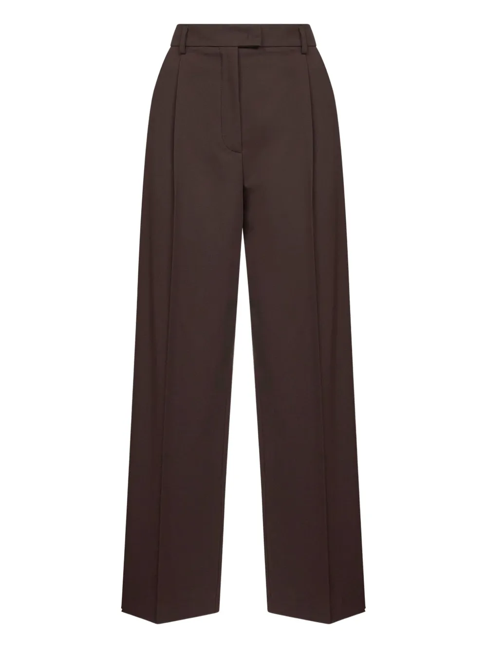 Blanca Vita Broek met geplooide voorkant Bruin