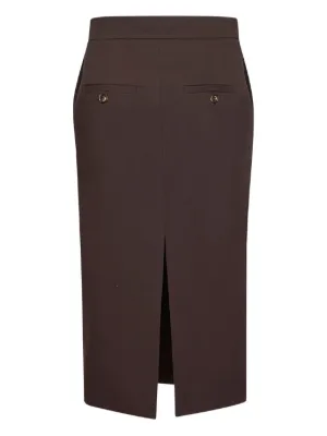 スカート Blanca Vita Pleated Midi Skirt In Muslin With Elastic Blanca Vita Pleated Skirt In Muslin With Elastic Waistband