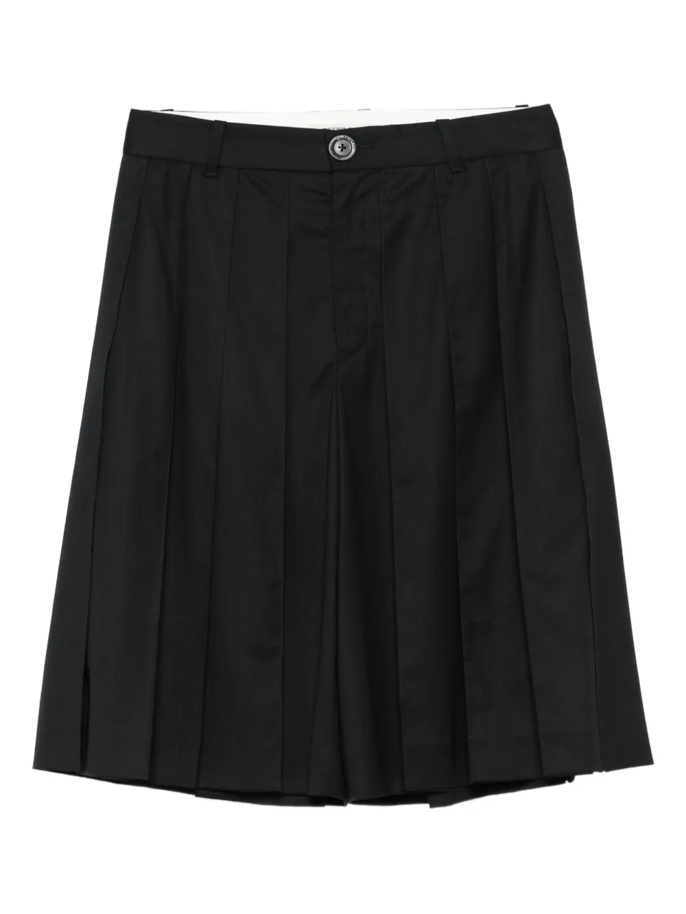 Peter Do Pleated Shorts In Black