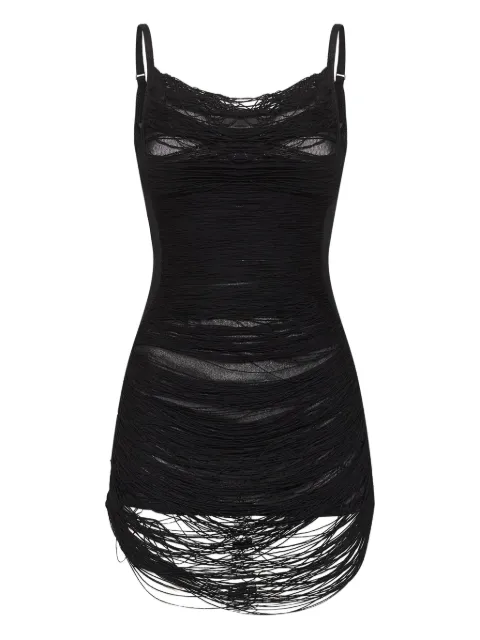 The Attico fringed mini dress