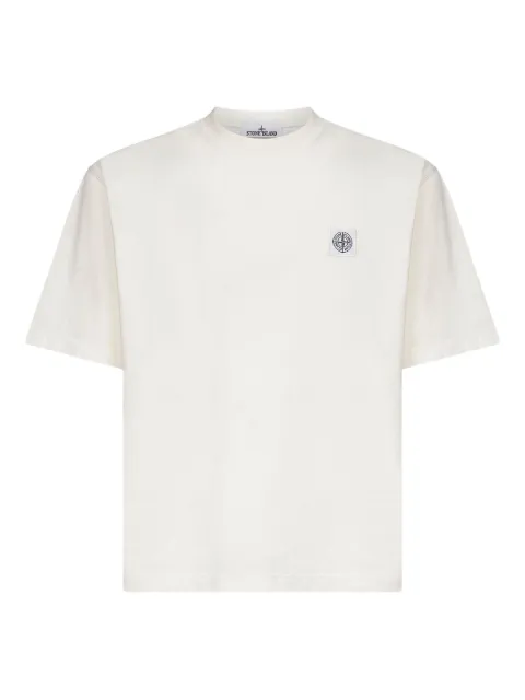 Stone Island compass-logo patch T-shirt