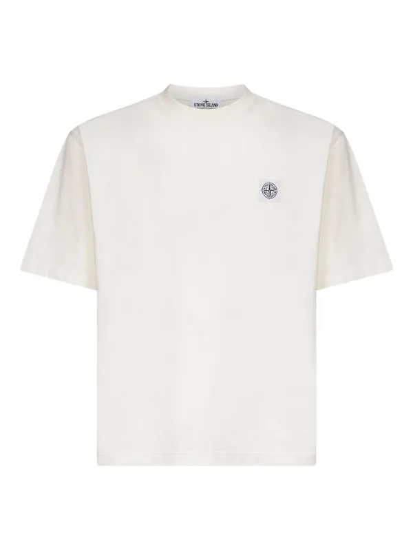 ストーンアイランド　コンパスロゴ　Tシャツ STONE ISLAND (ストーンアイランド) コンパスロゴ クルーネック 半袖 T