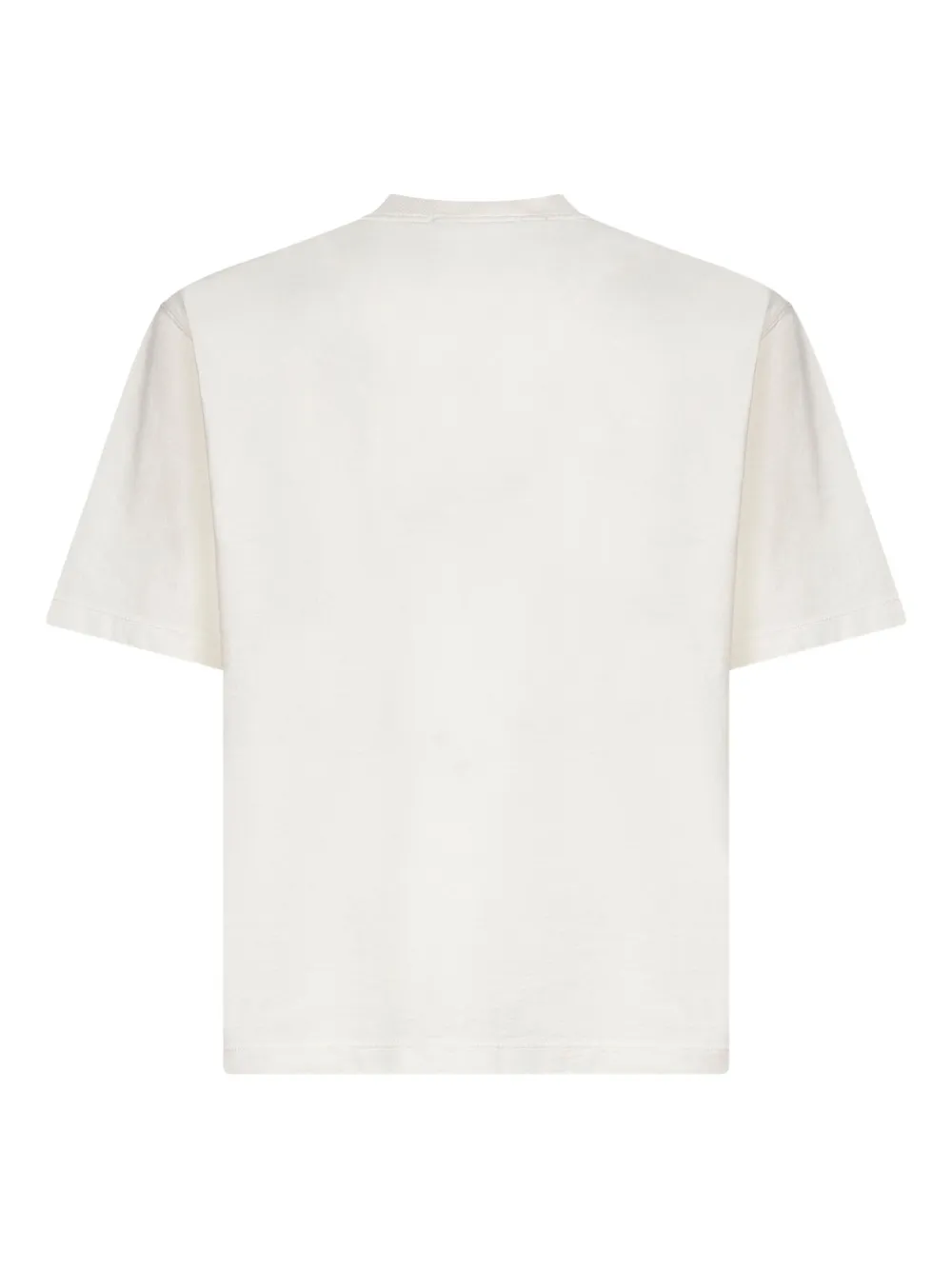 Stone Island T-shirt met Compass-logopatch Beige