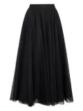 Blanca Vita elasticated-waistband skirt - Black