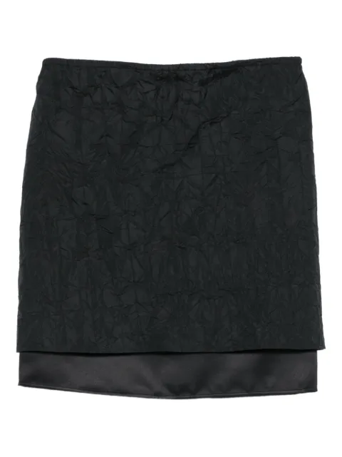 Peter Do textured-panelled mini skirt
