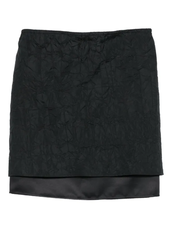 スカート PETER DO Women Mini Skirts PDSS23271APL018LE024 BLACK Black 31045007_60437593_600.jpg