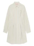 BAPY BY *A BATHING APE® pleated striped shirt dress - Neutrals