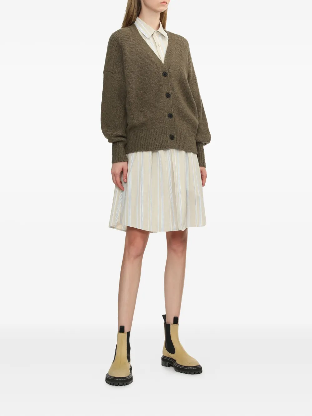 BAPY BY *A BATHING APE Geplooide blousejurk - Beige