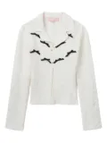 BAPY BY *A BATHING APE® bow-embellished textured top - Neutrals