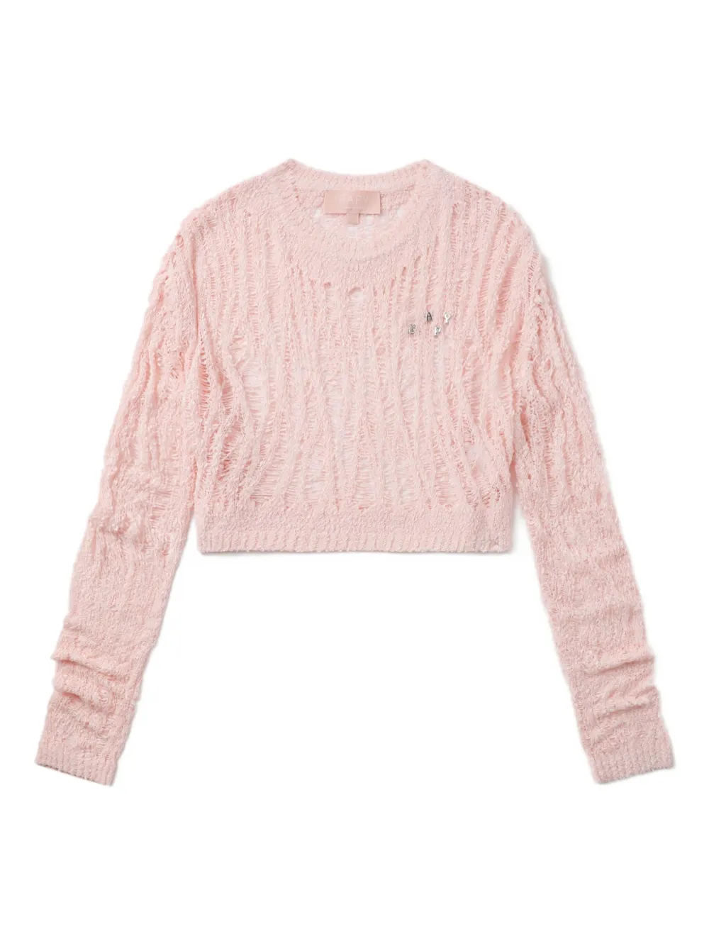 Bapy By *a Bathing Ape® Open-knit Sweater In Pink