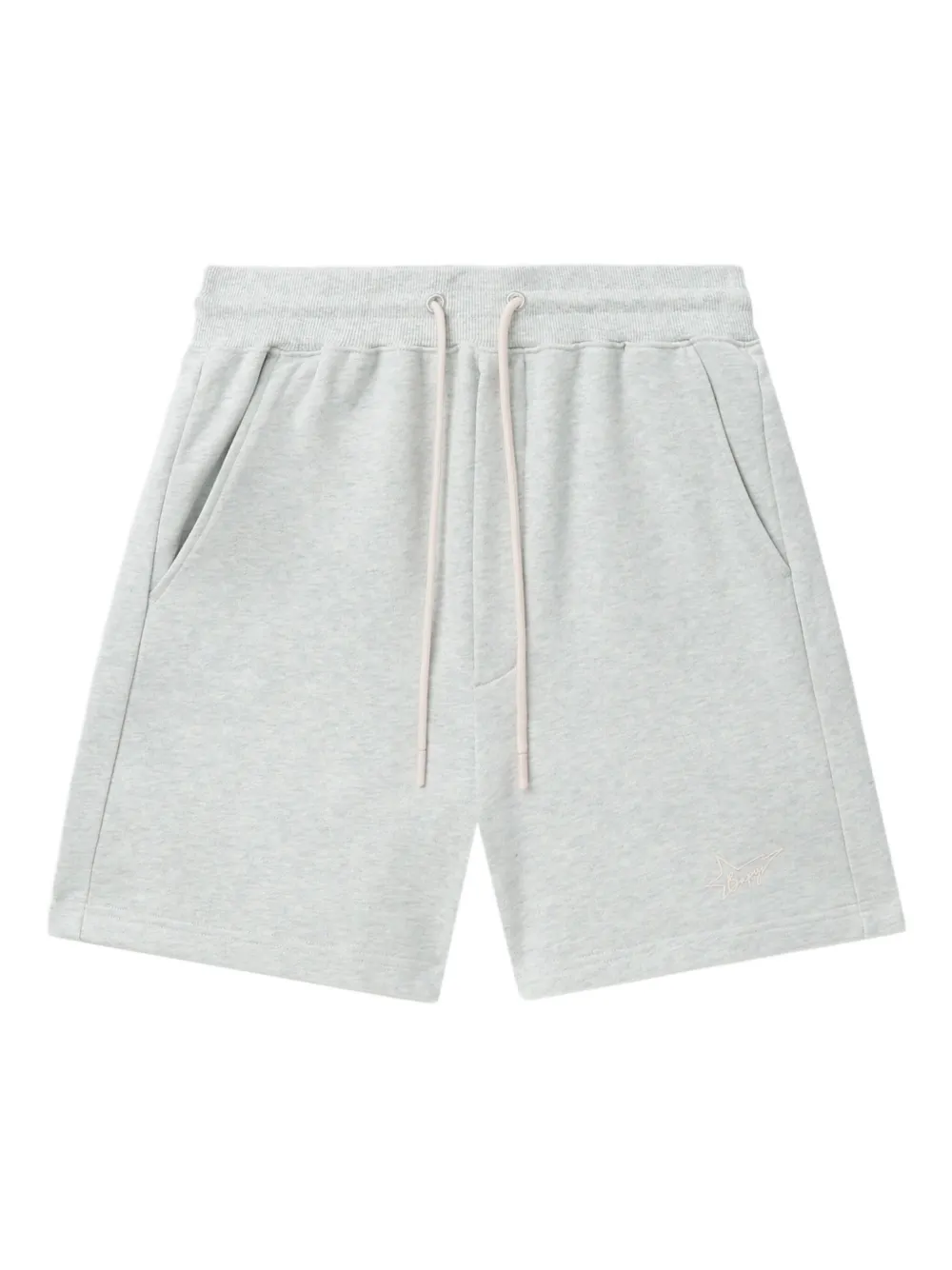 Bapy By *a Bathing Ape® Drawstring-waist Cotton Shorts In Gray