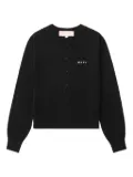 BAPY BY *A BATHING APE® logo-embroidered cardigan - Black