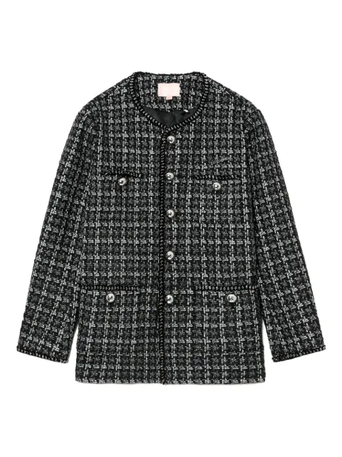 BAPY BY *A BATHING APE® chain-trimmed tweed jacket
