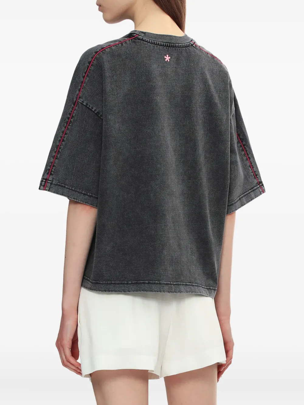 BAPY BY *A BATHING APE T-shirt met logoprint Zwart