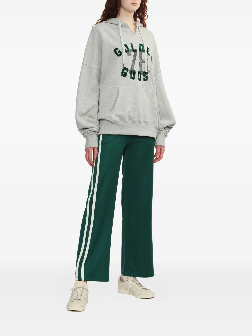 Bapy By *a Bathing Ape® Side-stripe Star-embroidered Track Pants In Green