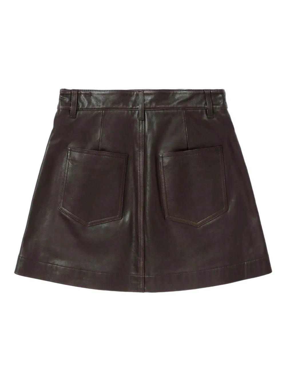 BAPY BY *A BATHING APE Leren mini-rok Bruin