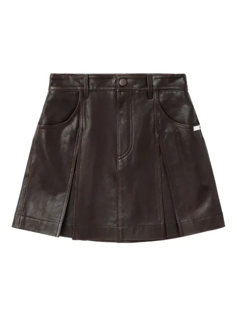 BAPY BY *A BATHING APE® leather mini skirt