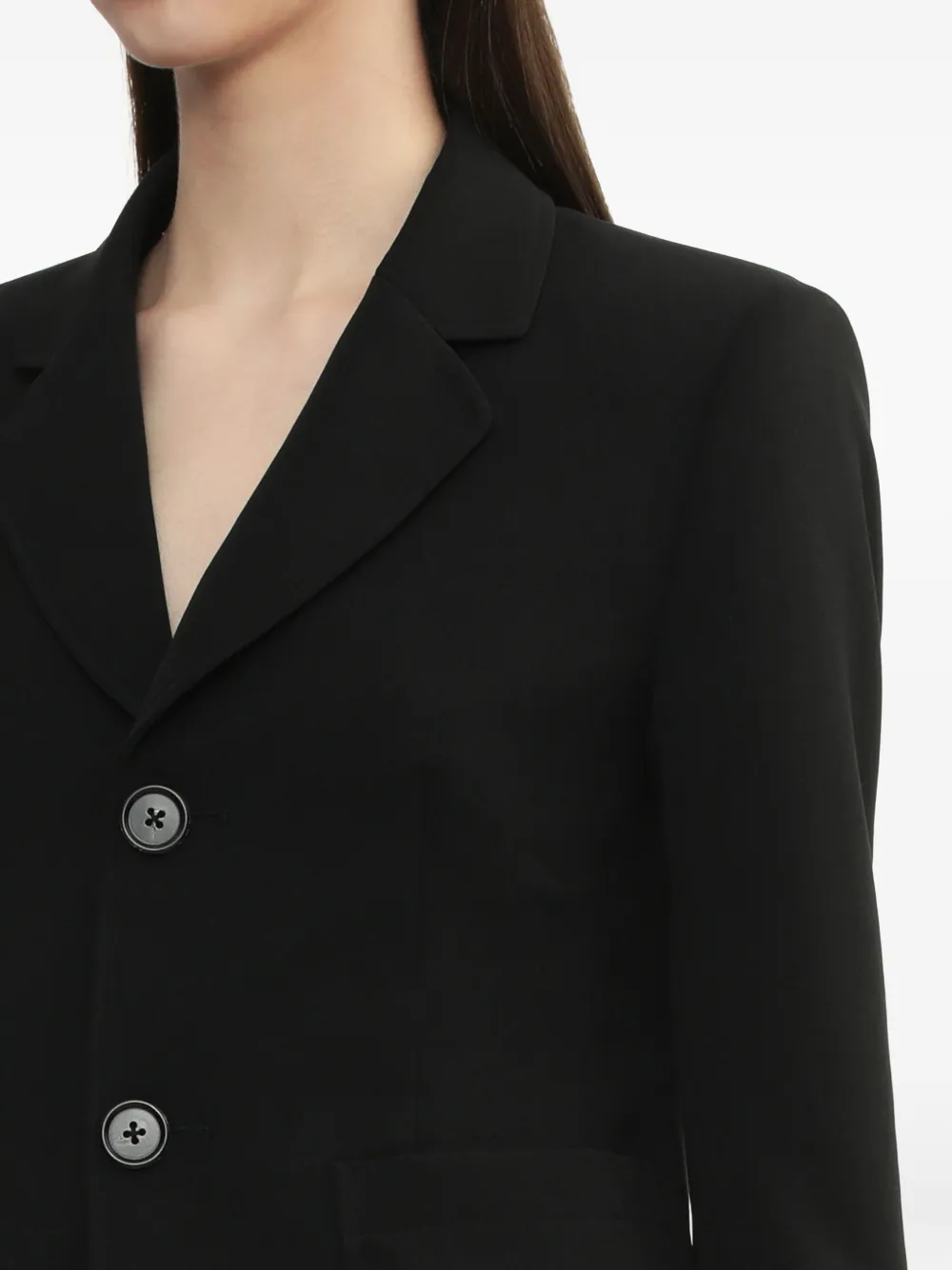 BAPY BY *A BATHING APE Blazer met zak en knoop aan de voorkant Zwart