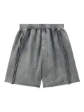 BAPY BY *A BATHING APE® elastic-waist rolled-edge shorts - Grey