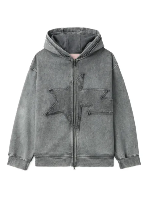 BAPY BY *A BATHING APE® star-patch zip-up hoodie