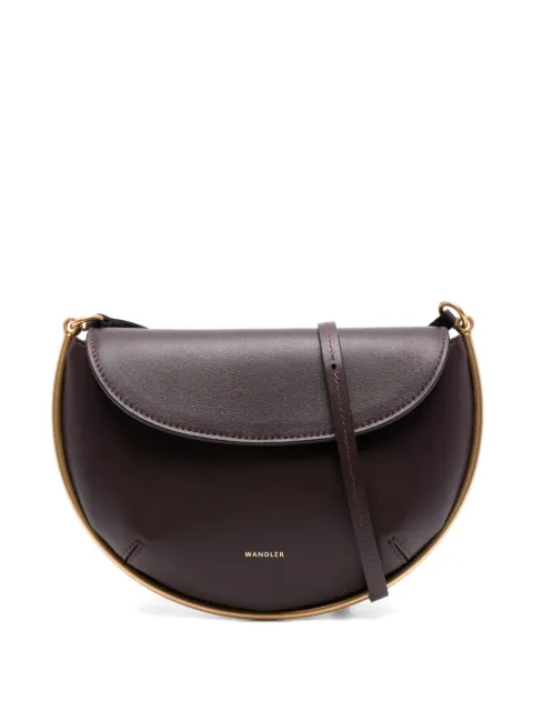 Wandler mini Kate crescent-frame calf leather bag