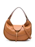 GIANNI CHIARINI Edith flap-closure leather shoulder bag - Brown