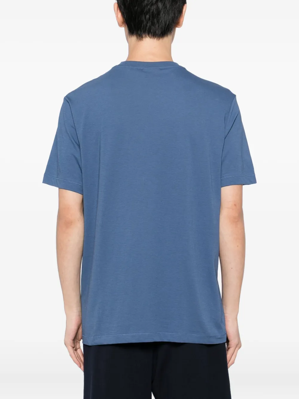 HUGO T-shirt met logoprint Blauw