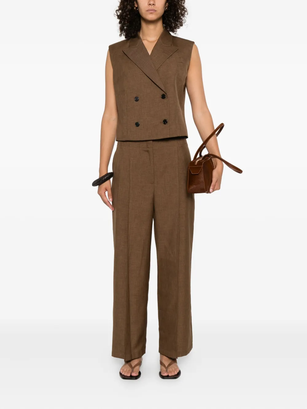 Theory pleated cropped trousers | Cropped Pants | Image 2