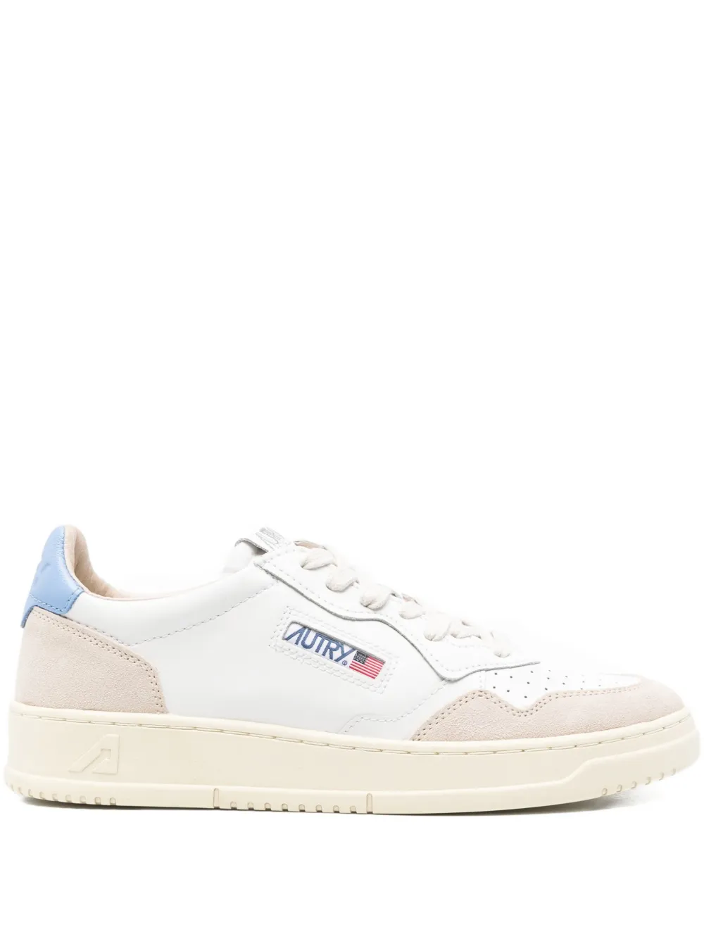 Autry Medalist leather trainers White