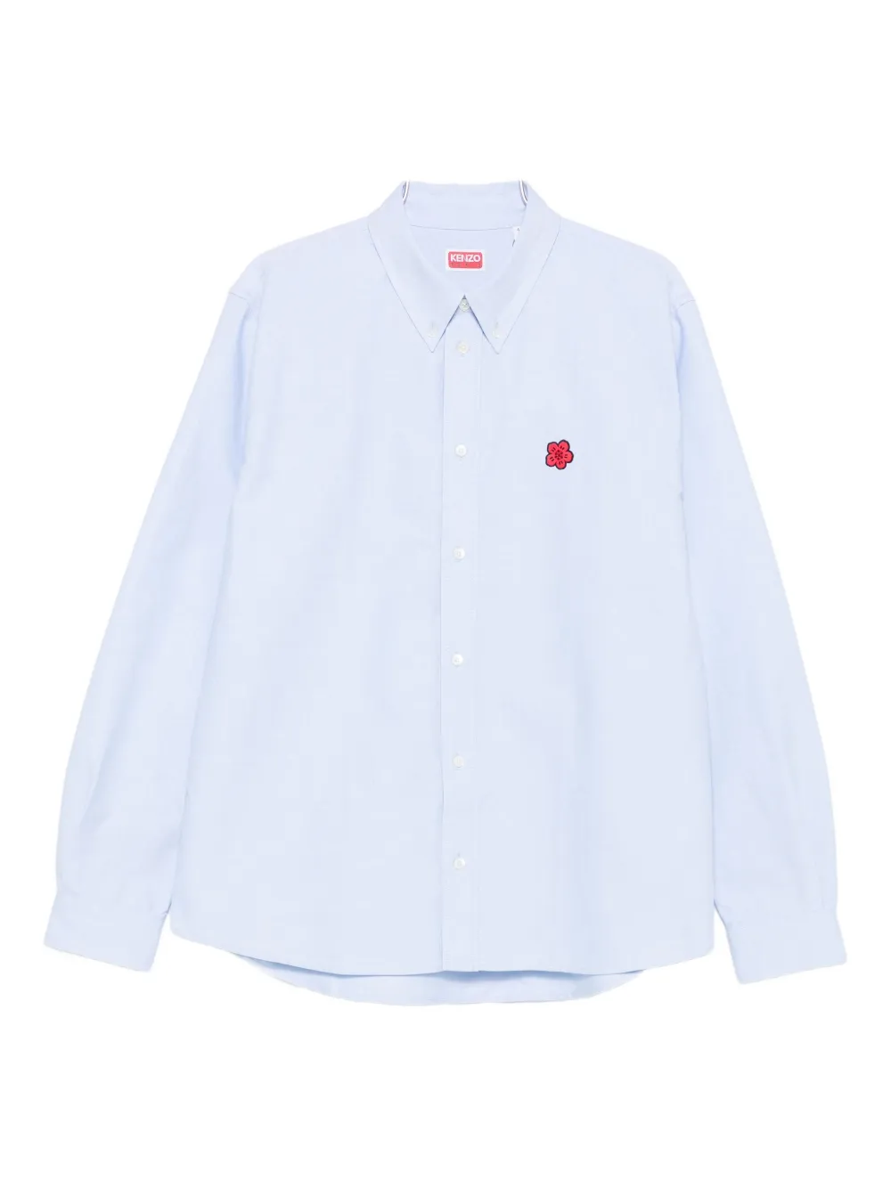 Kenzo T-shirt met bloemenprint Blauw