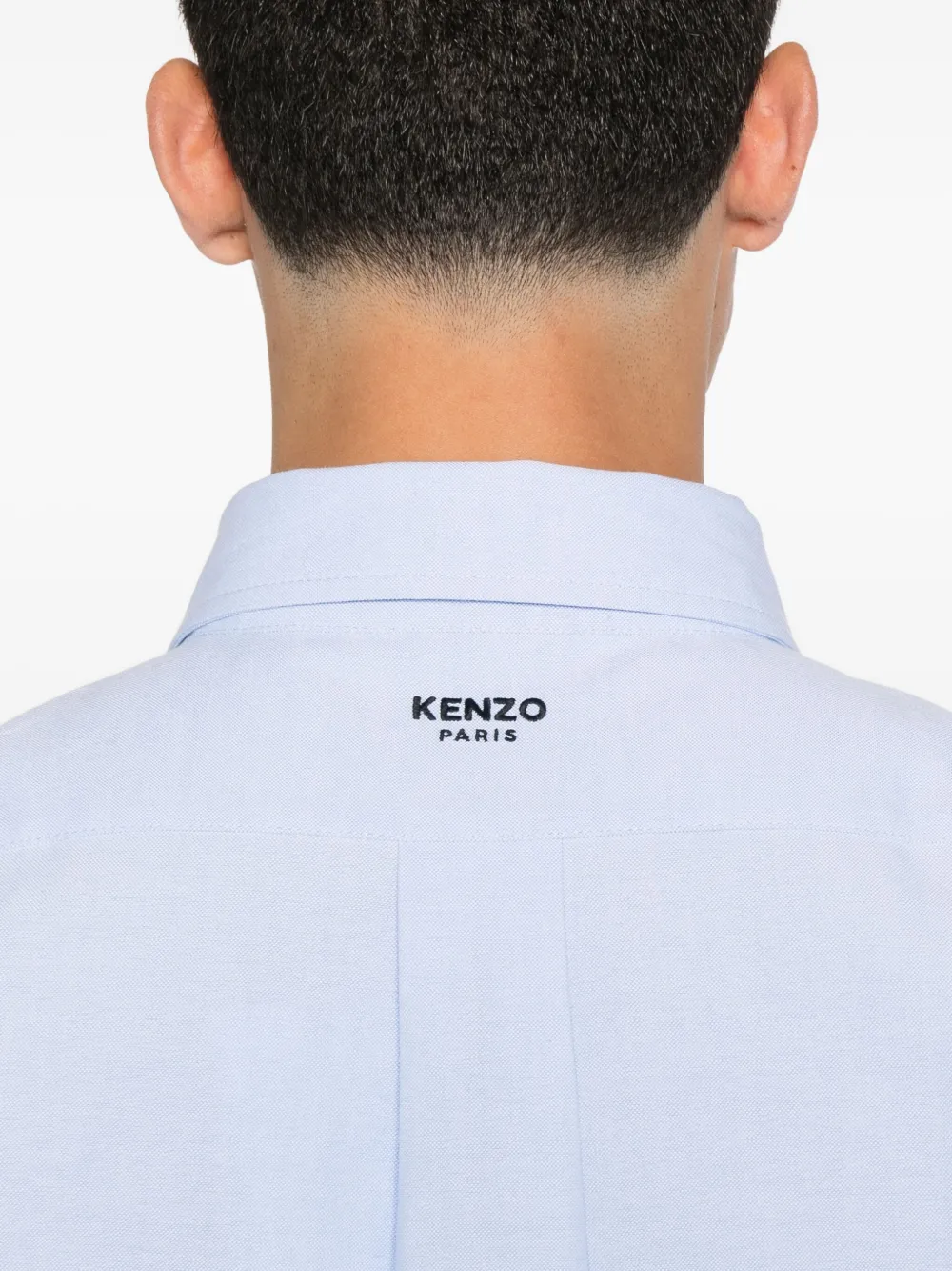 Kenzo T-shirt met bloemenprint Blauw