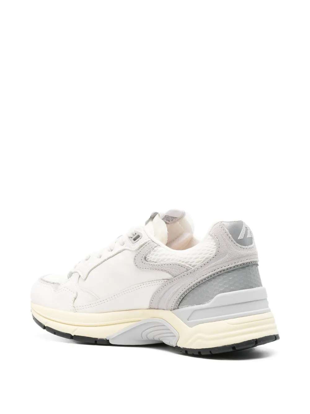 Autry leather panel sneakers White