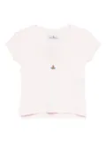 Vivienne Westwood heart-detail organic cotton top - Pink