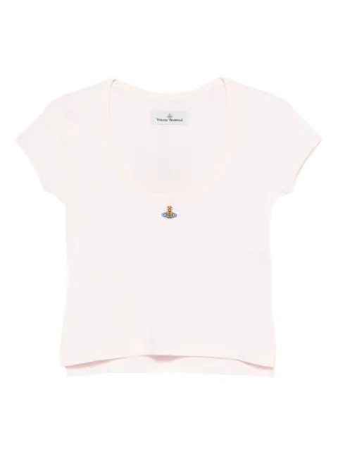 Vivienne Westwood heart-detail organic cotton top