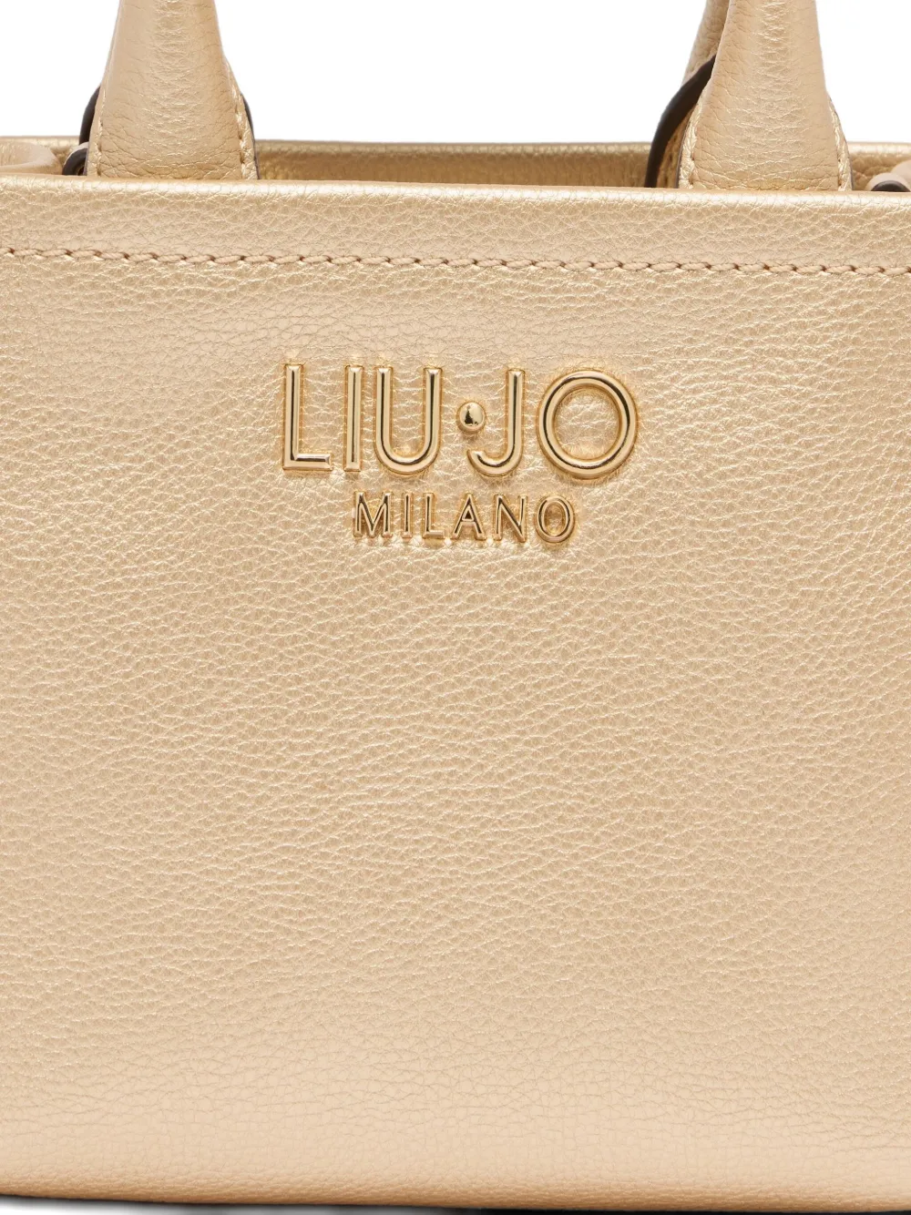Liu •jo Mini Bag With Charm In Gold