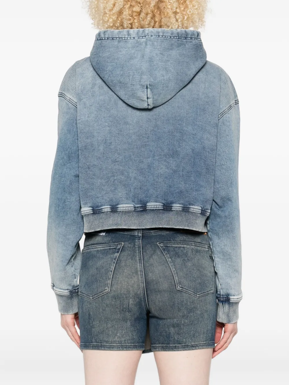 Diesel Denim jack Blauw