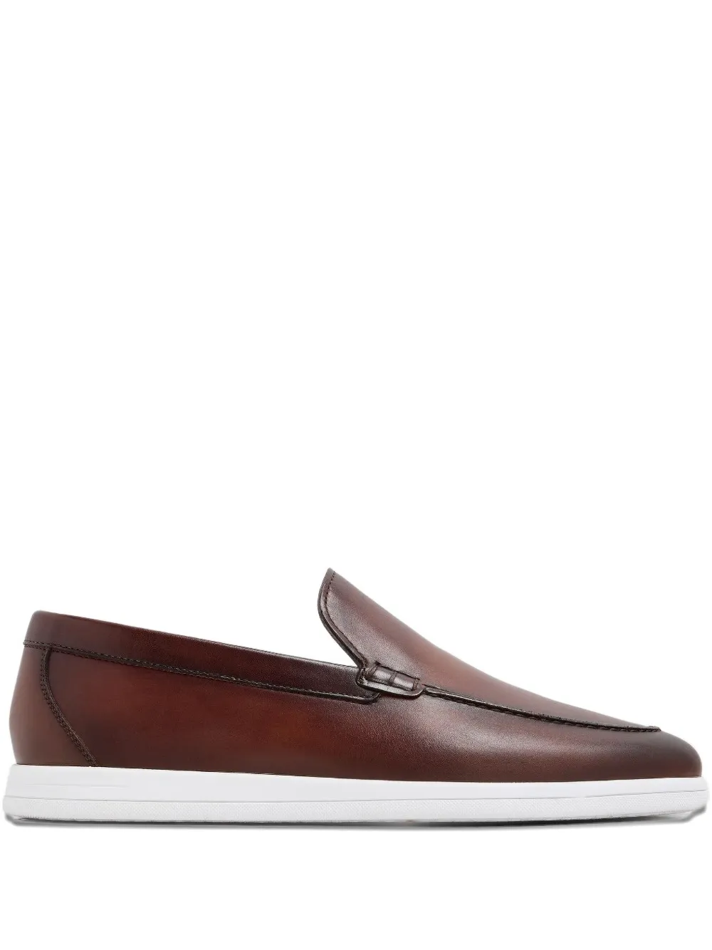 Magnanni leather slip-on loafers | Brown | Image 1