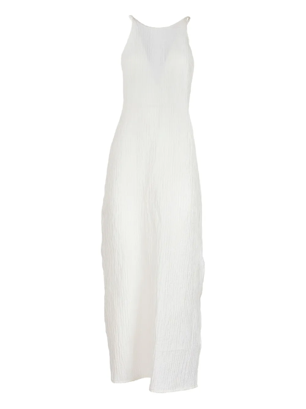 Hamoulet Chela back-detail midi dress | White | Image 1