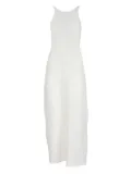 Hamoulet Chela back-detail midi dress - White