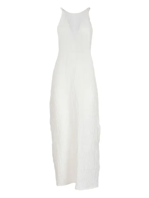Hamoulet Chela back-detail midi dress