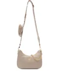 LIU JO small chain-detail zip shoulder bag - Neutrals