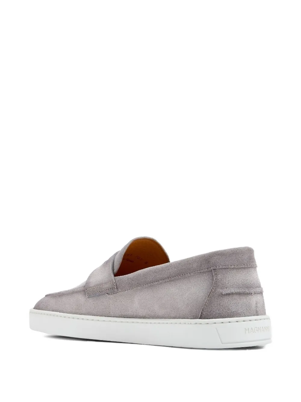 Magnanni penny suede loafers Grey