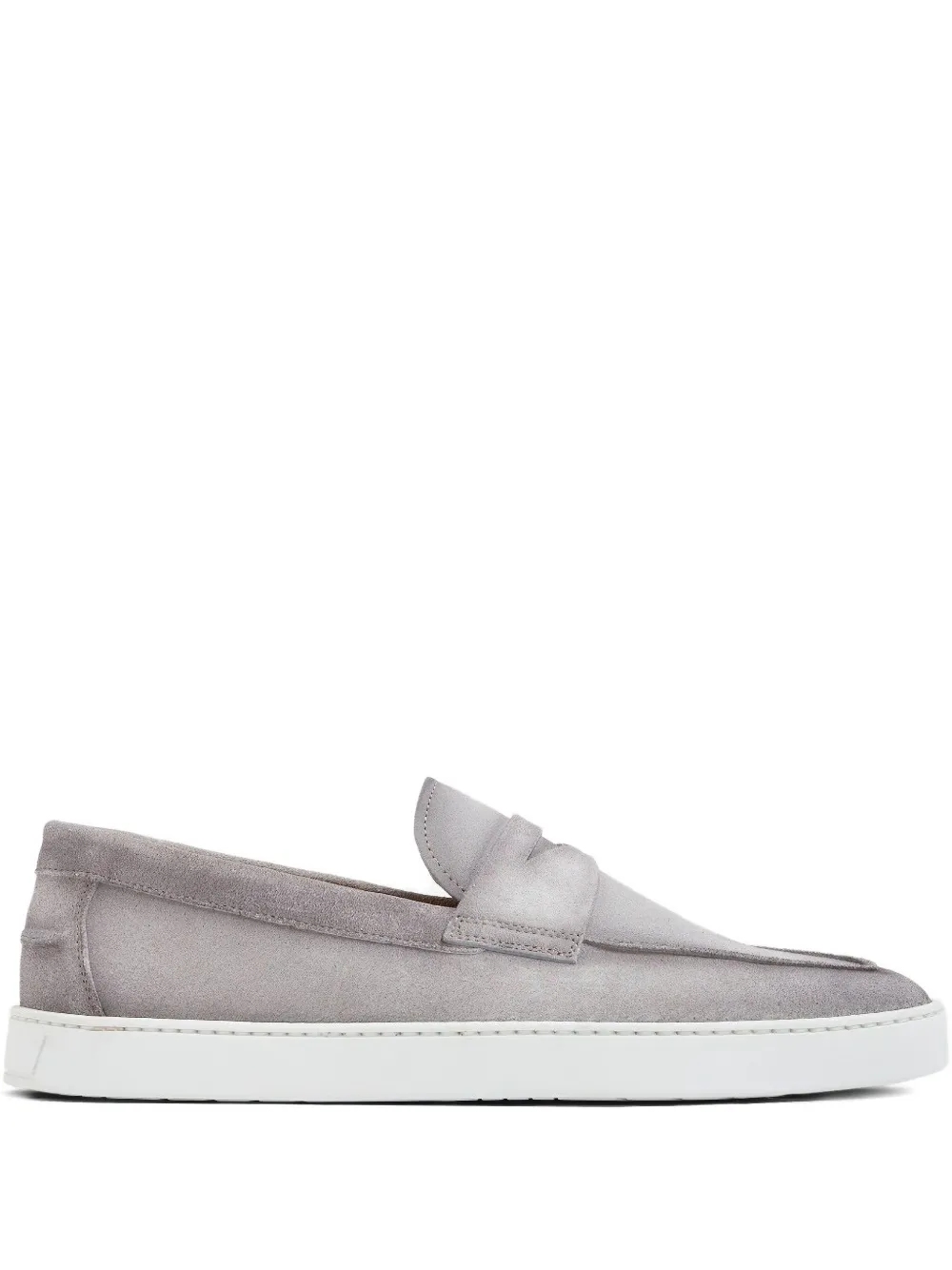 Magnanni penny suede loafers | Grey | Image 1