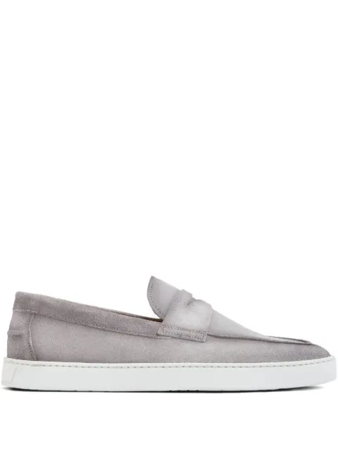 Magnanni penny suede loafers