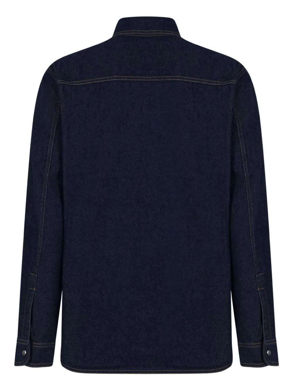 Maison Kitsuné buttoned pocket shirt - Blauw