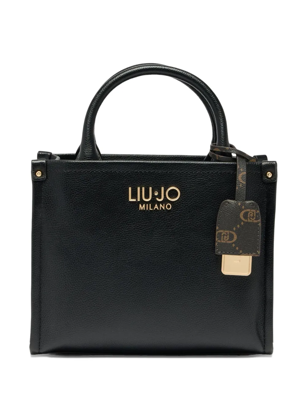 Liu •jo Small Bag With Charm In Black