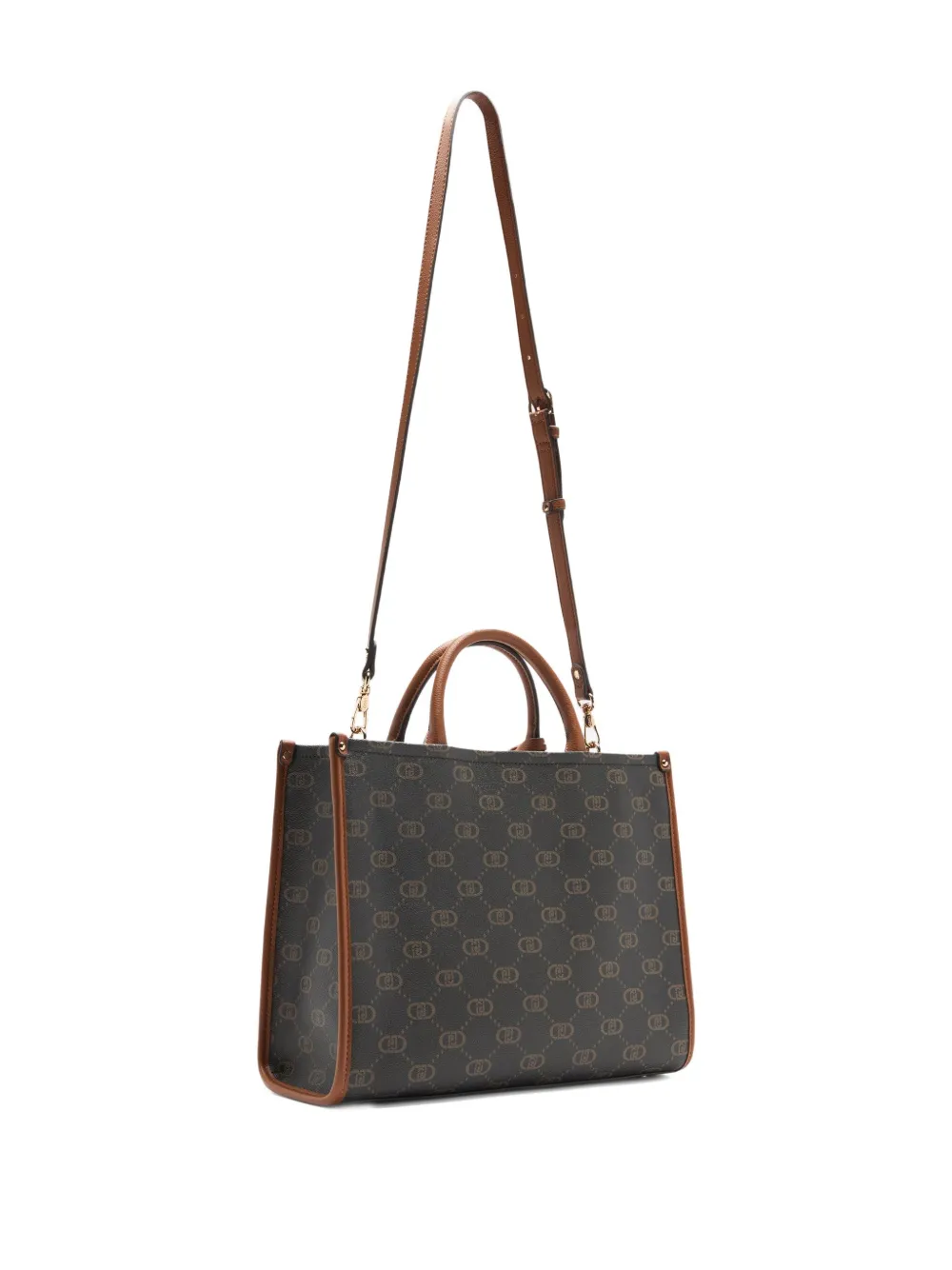 LIU JO medium logo-print shoulder bag Bruin